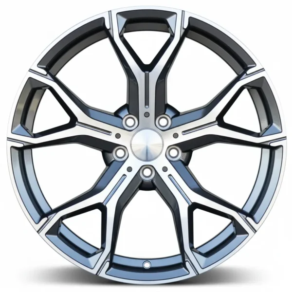 R22x10.5J 5X112 ET43 CB-66.5 Gray polished (GM)