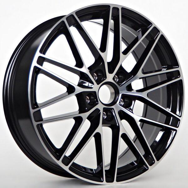 R21x8.5J 5X130 ET27 CB-66.6 Black Face Machined