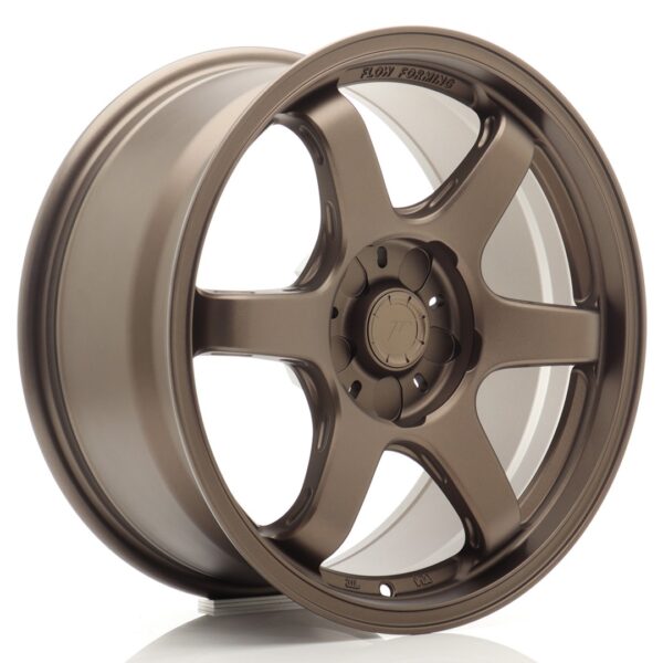 JR Wheels SL03 17x8 ET20-42 5H BLANK Matt Bronze Alloy Wheel