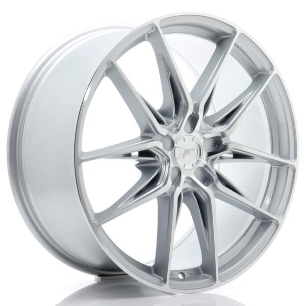 JR Wheels JR44 20x9,5 ET20-57 5H BLANK Silver w/ Machined Face Alloy Wheel
