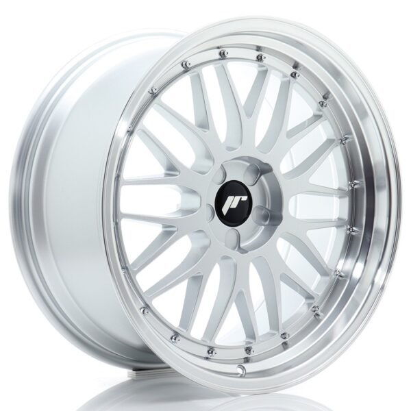 JR Wheels JR23 20x10 ET35 5x120 Hyper SIlver Alloy Wheel