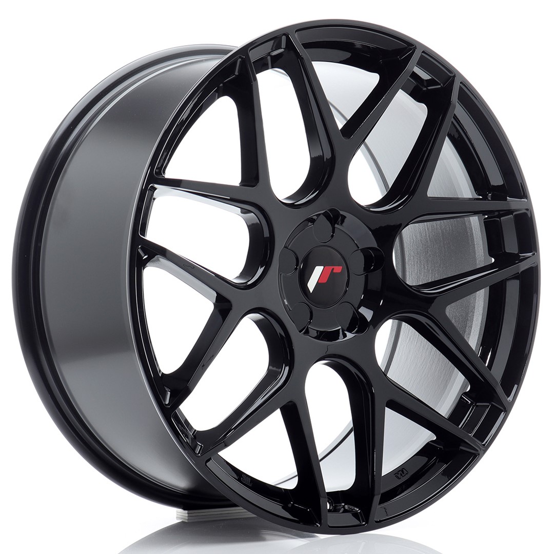 JR Wheels JR18 20x9 ET20-40 5H BLANK Gloss Black Alloy Wheel