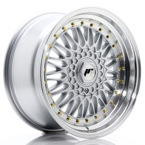 JR Wheels JR9 17x8,5 ET20-35 BLANK Silver w/ Machined Lip Alloy Wheel