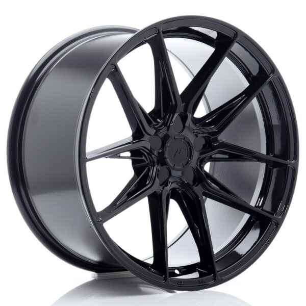JR Wheels JR44 19x10 ET15-45 5H BLANK Gloss Black Alloy Wheel