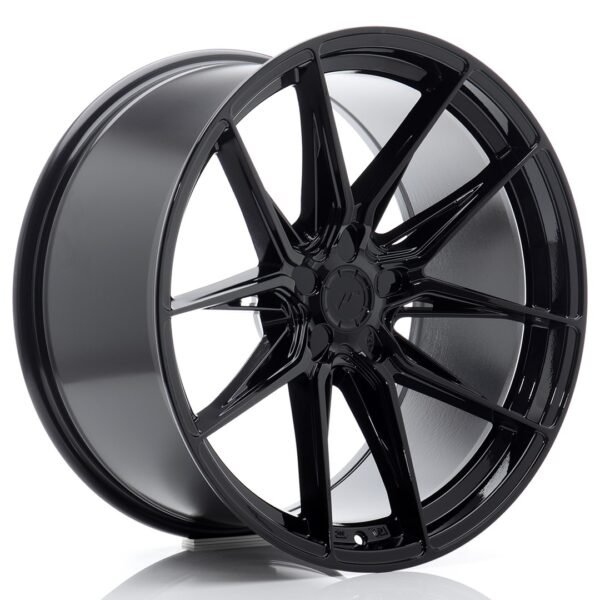 JR Wheels JR44 20x10 ET15-35 5H BLANK Gloss Black Alloy Wheel