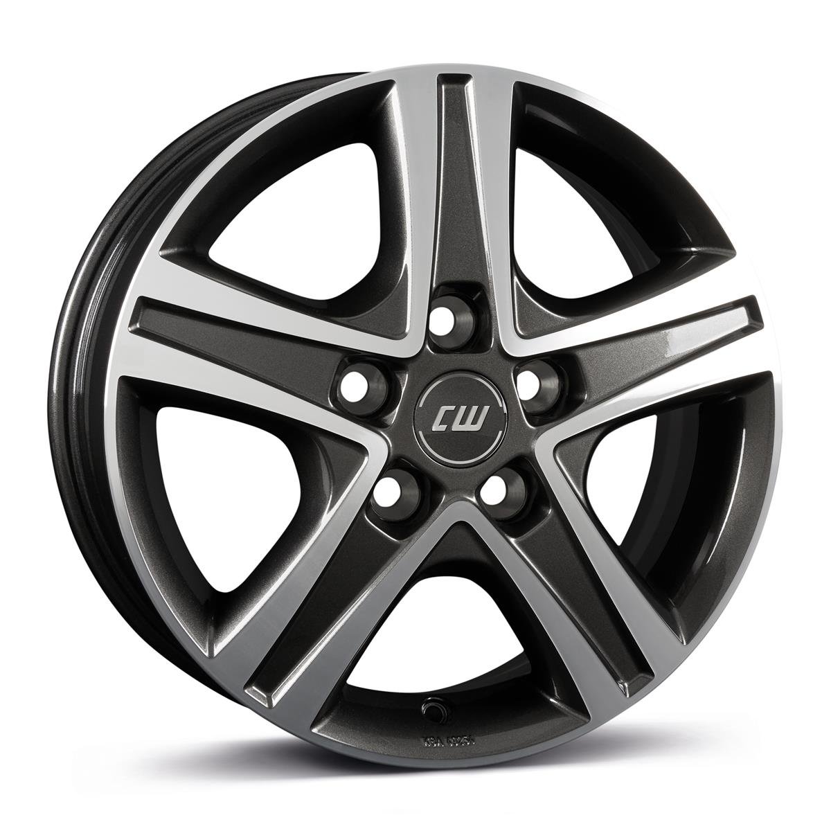 R17x7J 5X112 ET51 CB-66.6 mistral anthracite glossy polished