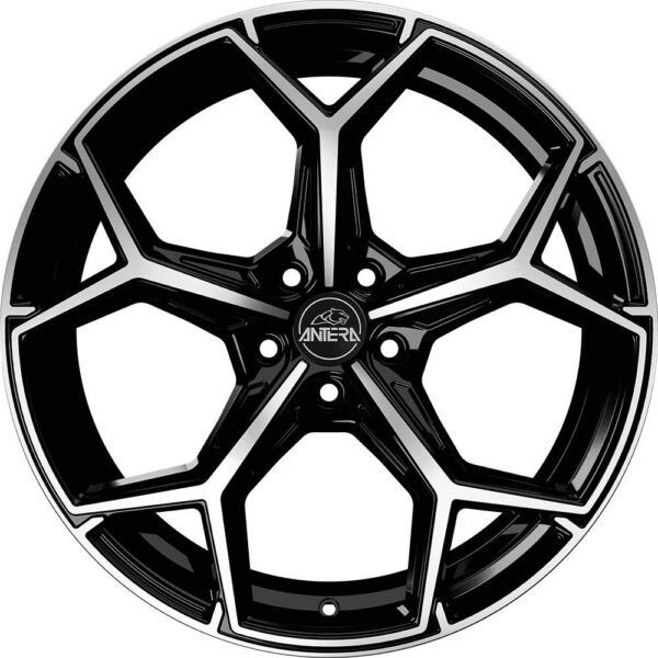 R22x11.5J 5X112 ET43 CB-66.6 Piano Black Diamond