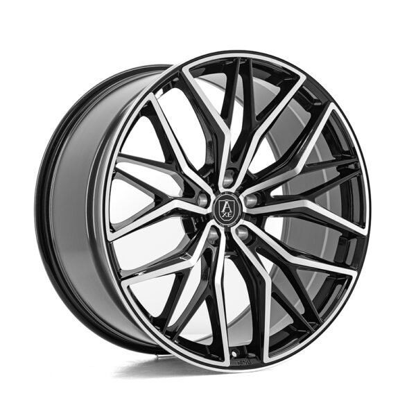 R20x8.5J 5X112 ET40 CB-72.6 GLOSS BLACK & POLISHED