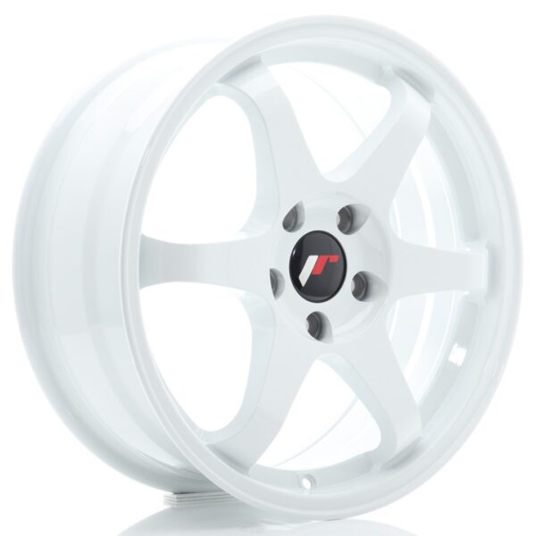 JR Wheels JR3 17x7 ET40 5x100 White Alloy Wheel
