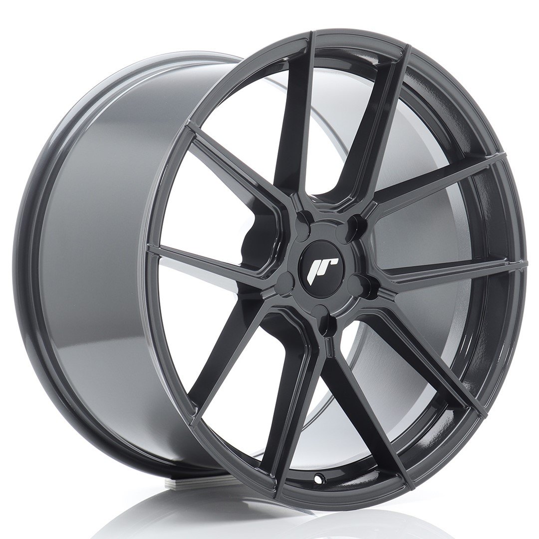 JR Wheels JR30 20x10 ET20-48 5H BLANK Hyper Gray Alloy Wheel