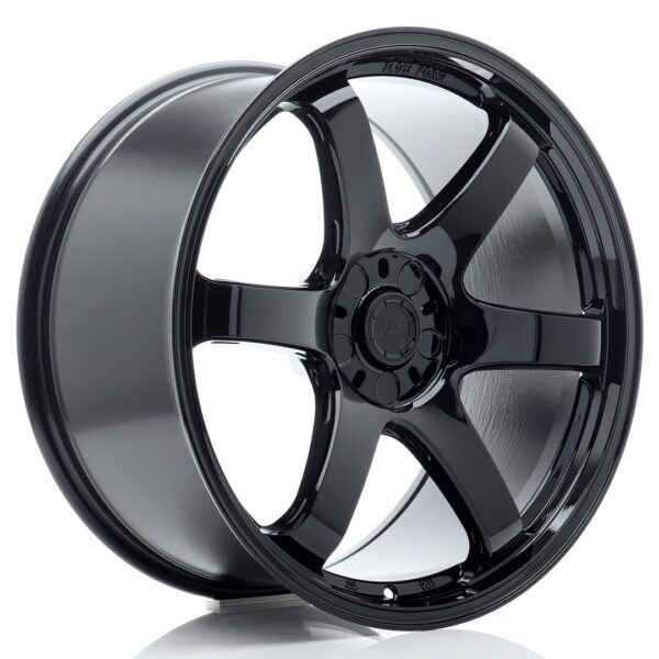 JR Wheels SL03 20x10,5 ET15-50 5H BLANK Gloss Black Alloy Wheel