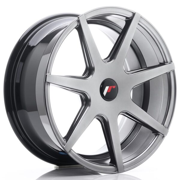 JR Wheels JR20 18x8,5 ET25-40 BLANK Hyper Black Alloy Wheel