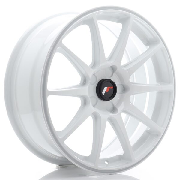 JR Wheels JR11 18x7,5 ET20-40 5H BLANK White Alloy Wheel