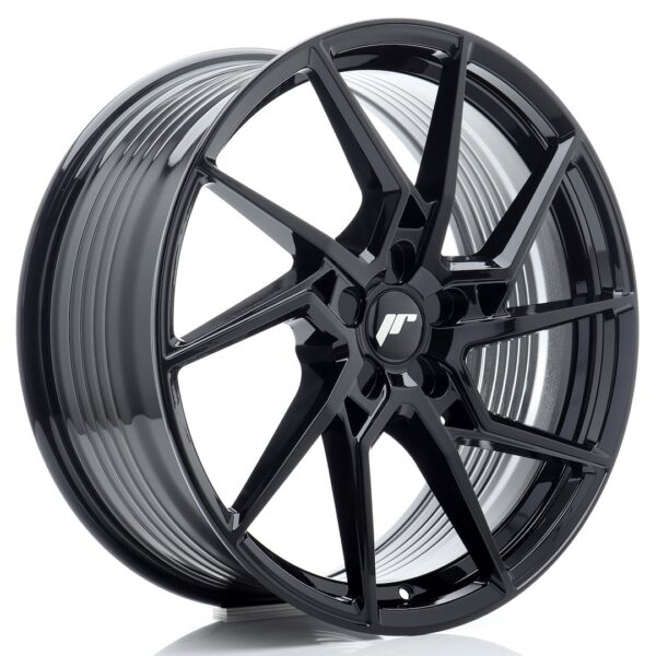 JR Wheels JR33 20x9 ET20-51 5H BLANK Gloss Black Alloy Wheel