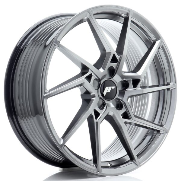 JR Wheels JR33 20x9 ET20-51 5H BLANK Hyper Black Alloy Wheel