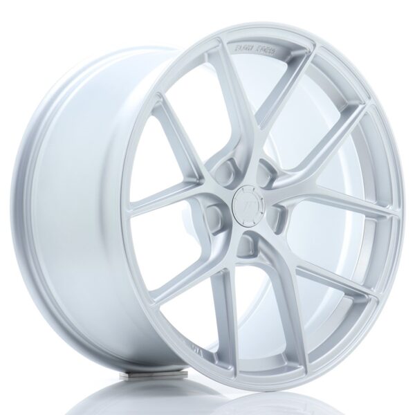 JR Wheels SL01 19x10 ET36 5x112 Matt Silver Alloy Wheel