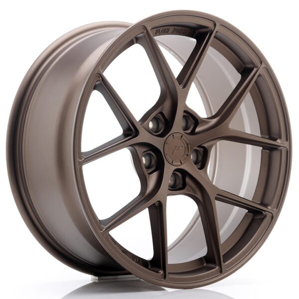 JR Wheels SL01 18x8 ET40 5x112 Matt Bronze Alloy Wheel