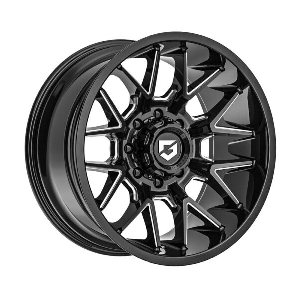 R20x9J 8X170 ET18 CB-125.2 Glossy Black Milled