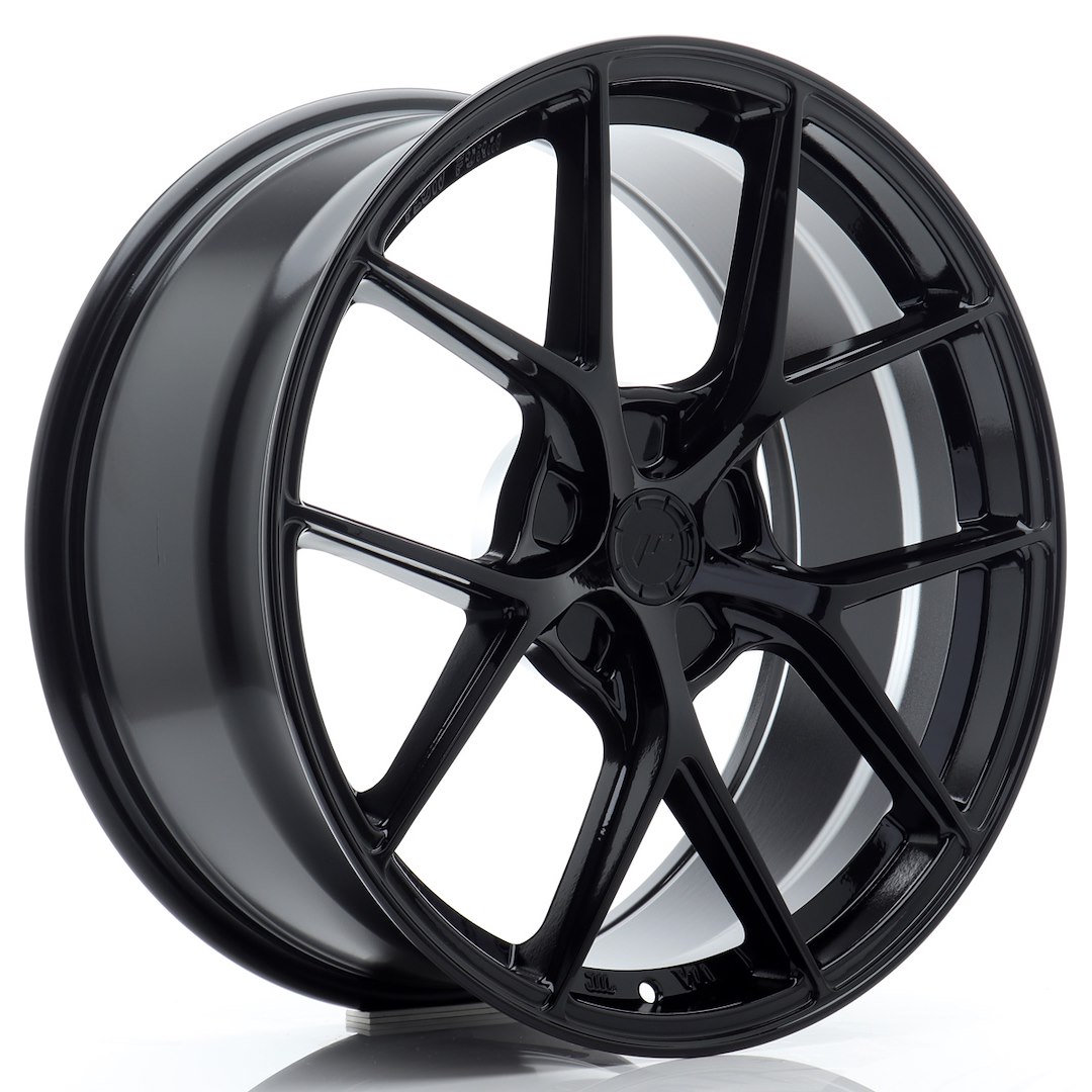 JR Wheels SL01 19x9 ET20-51 5H BLANK Gloss Black Alloy Wheel