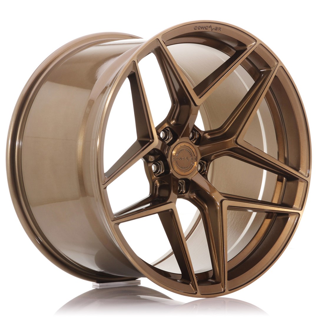Concaver CVR2 20x9 ET30 5x120 Brushed Bronze Alloy Wheel