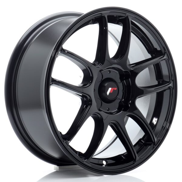 JR Wheels JR29 16x7 ET20-42 4H BLANK Gloss Black Alloy Wheel