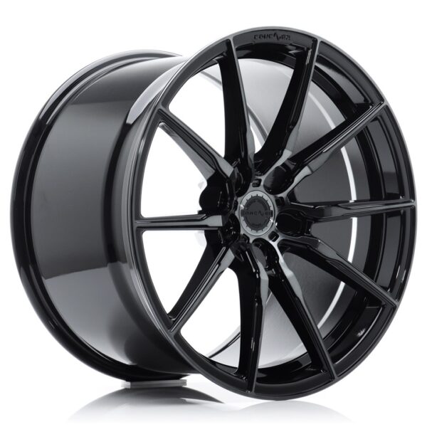 Concaver CVR4 20x9 ET25 5x112 Double Tinted Black Alloy Wheel