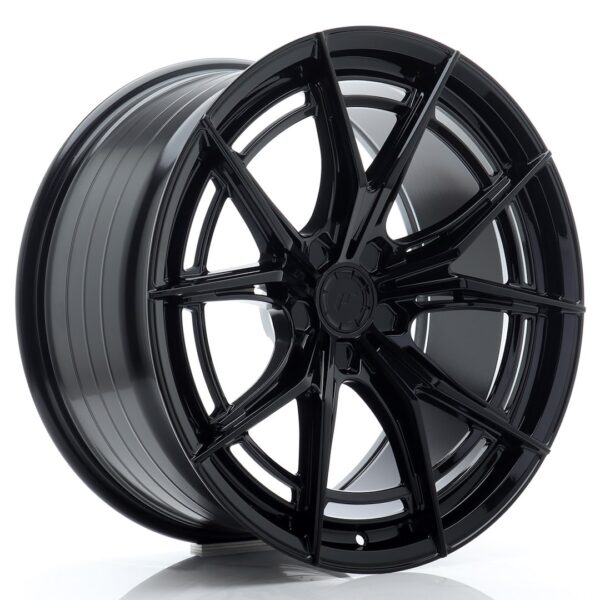 JR Wheels JR50 20x10 ET20-40 5H BLANK Gloss Black Alloy Wheel