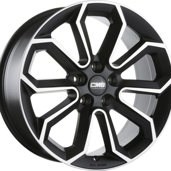 R18x8J 5X112 ET35 CB-66.6 Diamond Black Matt
