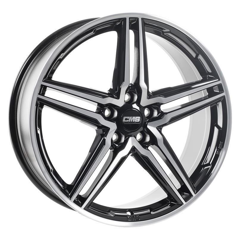 R18x8J 5X112 ET25 CB-66.6 Diamond Black Gloss
