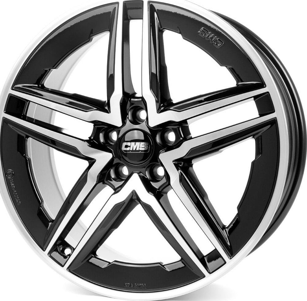 R18x8.5J 5X112 ET36 CB-66.6 Diamond Black Gloss