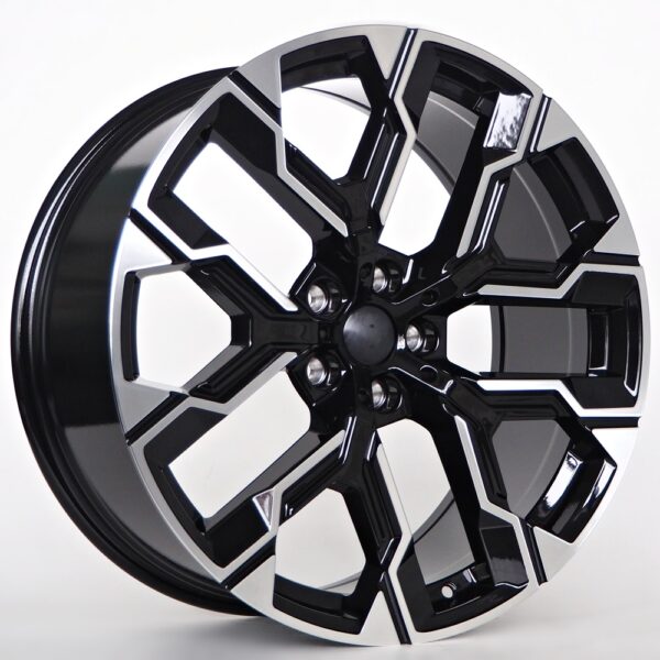R20x9.0J 5X112 ET26 CB-66.6 Black Face Machined