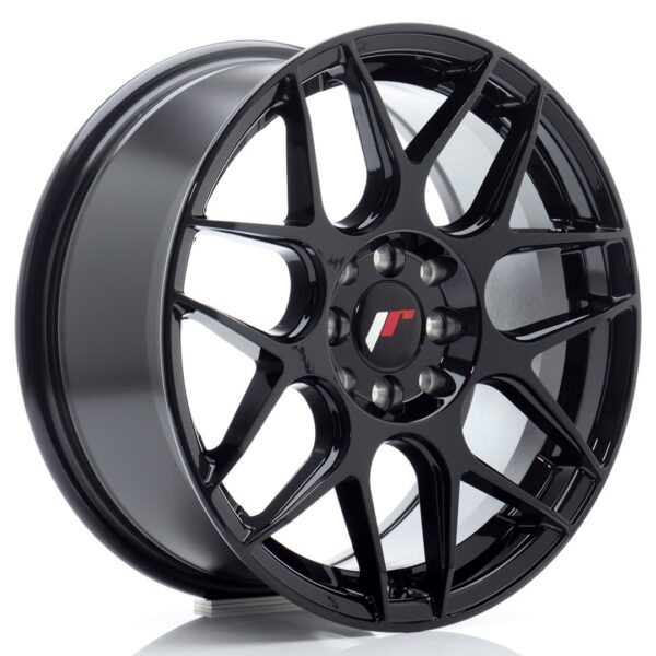 JR Wheels JR18 16x7 ET35 4x100/114,3 Gloss Black Alloy Wheel