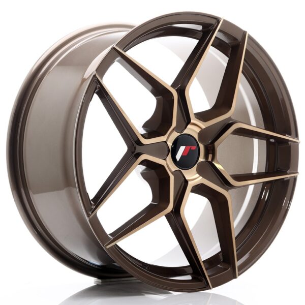 JR Wheels JR34 19x8,5 ET20-40 5H BLANK Platinum Bronze Alloy Wheel