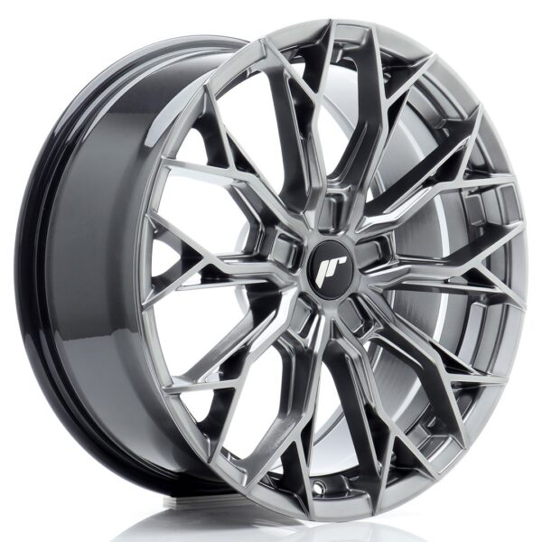 JR Wheels JR49 18x8 ET20-42 5H BLANK Hyper Black Alloy Wheel