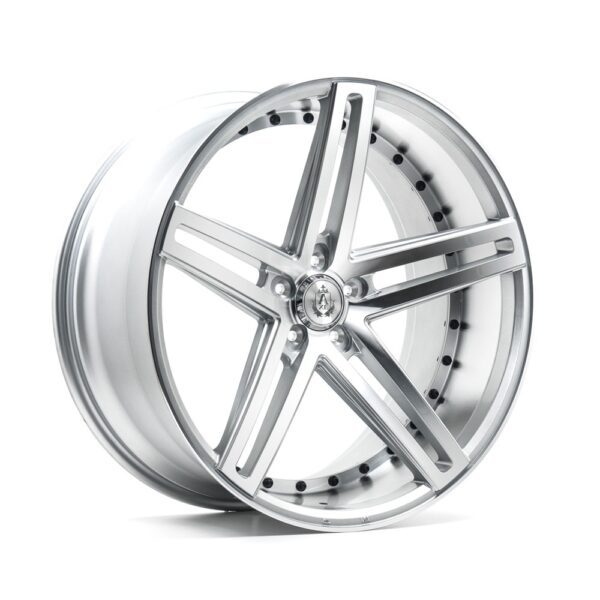 R19x8.5J 5x120 ET40 CB-72.6 GLOSS SILVER & POLISHED