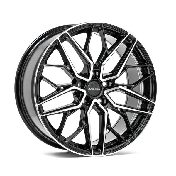 R19x8.5J 5x115 ET40 CB-72.6 GLOSS BLACK & POLISHED