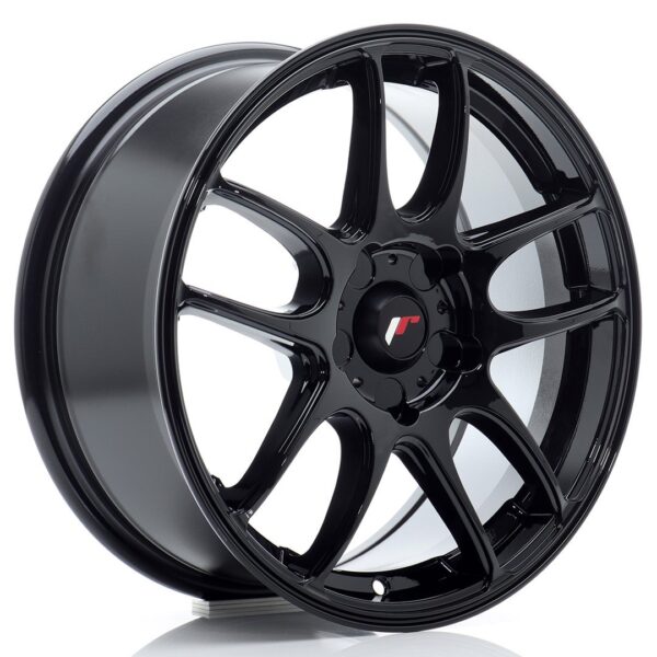 JR Wheels JR29 16x7 ET20-42 BLANK Gloss Black Alloy Wheel
