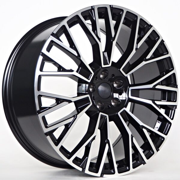 R22x9.5J 5X112 ET35 CB-66.6 Black Face Machined
