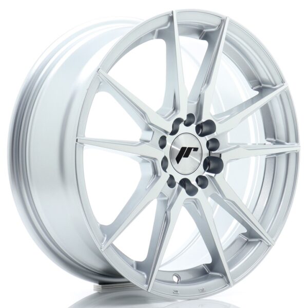 JR Wheels JR21 17x7 ET40 5x100/114 Silver Machined Face Alloy Wheel