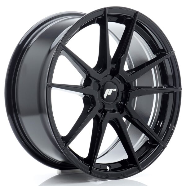 JR Wheels JR21 18x8,5 ET45 5x108 Gloss Black Alloy Wheel