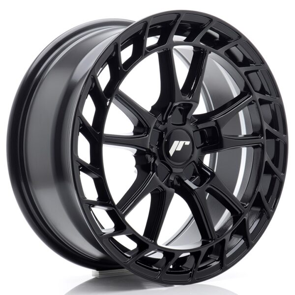 JR Wheels JR45 18x8 ET25-45 5H BLANK Gloss Black Alloy Wheel