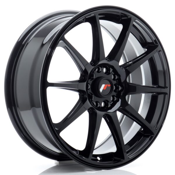 JR Wheels JR11 18x7,5 ET40 5x112/114 Gloss Black Alloy Wheel