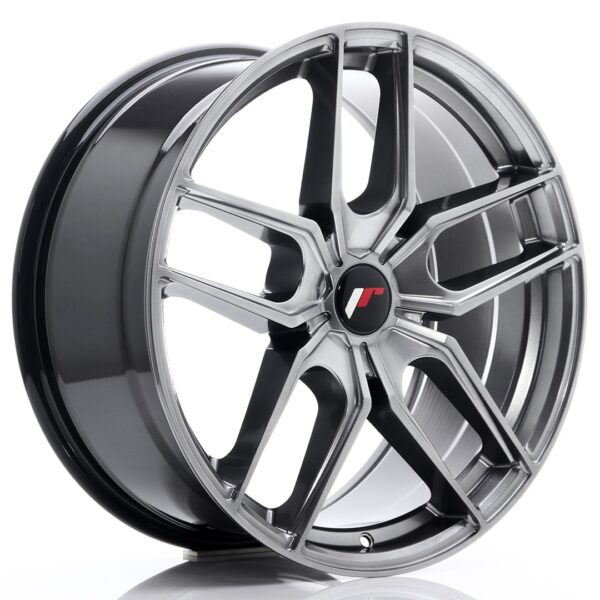 JR Wheels JR25 19x8,5 ET20-40 5H BLANK Hyper Black Alloy Wheel