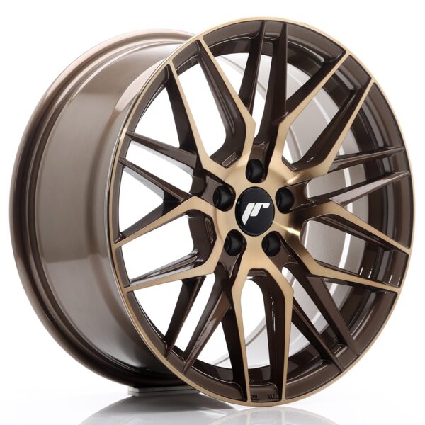 JR Wheels JR28 17x8 ET40 5x112 Platinum Bronze Alloy Wheel