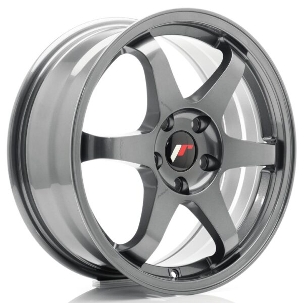 JR Wheels JR3 17x7 ET40 5x100 Gun Metal Alloy Wheel