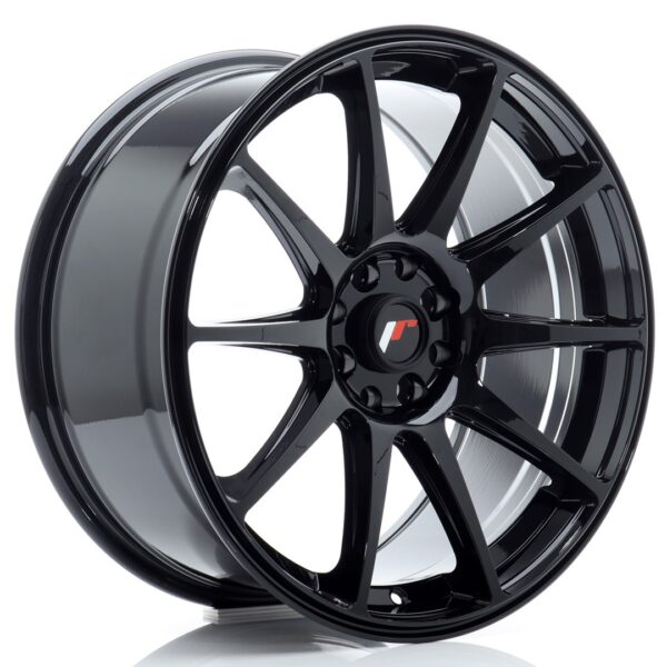 JR Wheels JR11 18x8,5 ET40 5x112/114 Gloss Black Alloy Wheel
