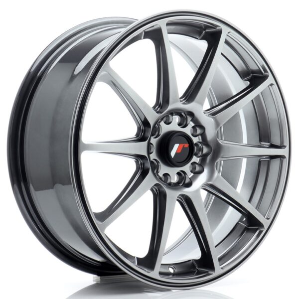 JR Wheels JR11 18x7,5 ET35 5x100/120 Hyper Black Alloy Wheel