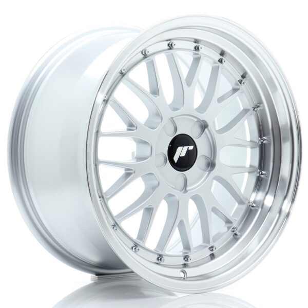 JR Wheels JR23 18x9,5 ET20-48 5H BLANK Hyper Silver w/ Machined Lip Alloy Wheel