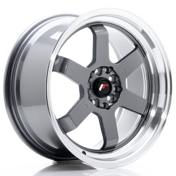 JR Wheels JR12 17x8 ET33 5x100/114 Gun Metal Alloy Wheel