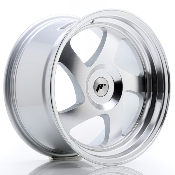 JR Wheels JR15 17x9 ET25 BLANK Silver Machined Face Alloy Wheel